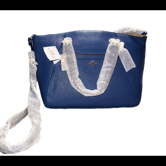 BRAND NEW Coach Prairie satchel- Steel Blue - Picture 2 of 3